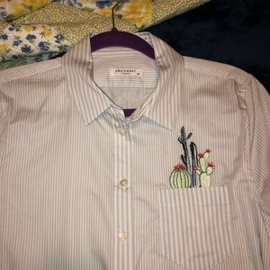 Equipment blouse with cactus pocket